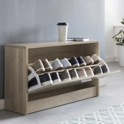 Sitzbank mit Schuhaufbewahrung Joker in Sonoma Eiche Dekor