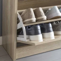 Sitzbank mit Schuhaufbewahrung Joker in Sonoma Eiche Dekor