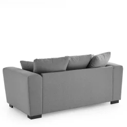 2-Sitzer Couch in Grau Webstoff - Krista