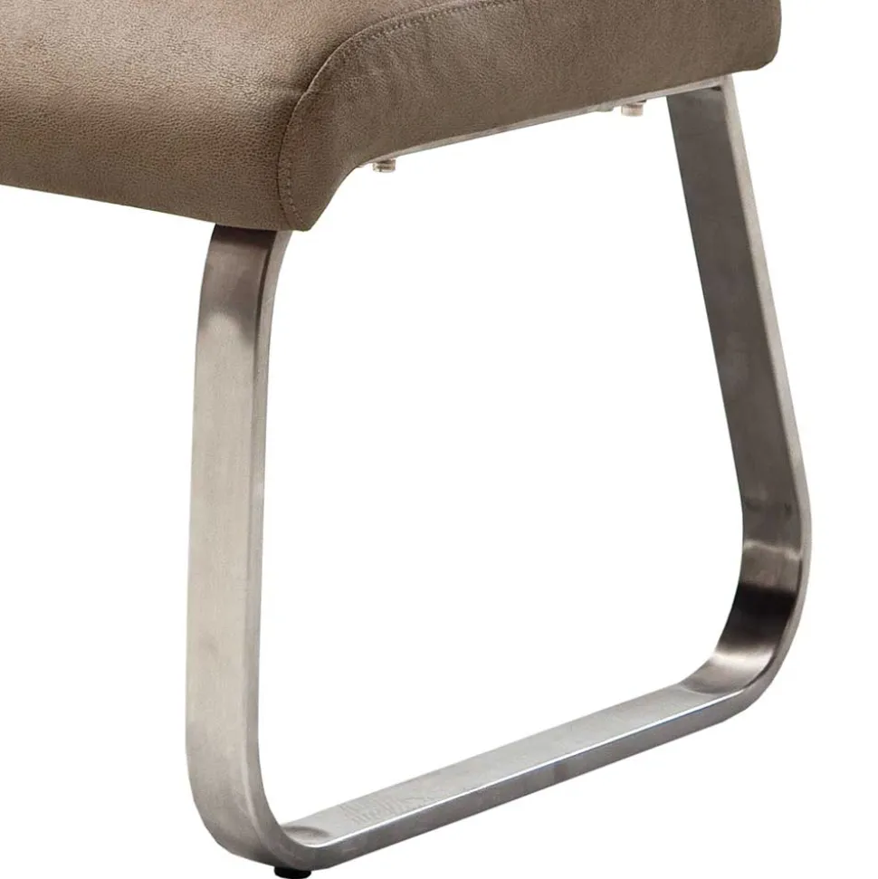 3-Sitzer Design Polsterbank in Beige - Lucia