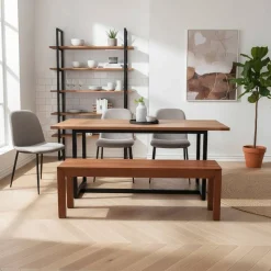 3-Sitzer Gartenbank Tamyno aus Holz geölt