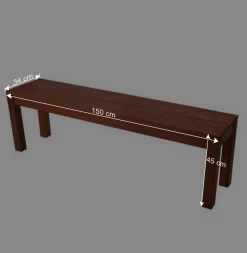 3-Sitzer Gartenbank Tamyno aus Holz geölt