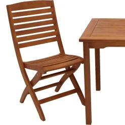 Sitzgruppe Garten aus Eukalyptusholz - Thomas (dreiteilig)