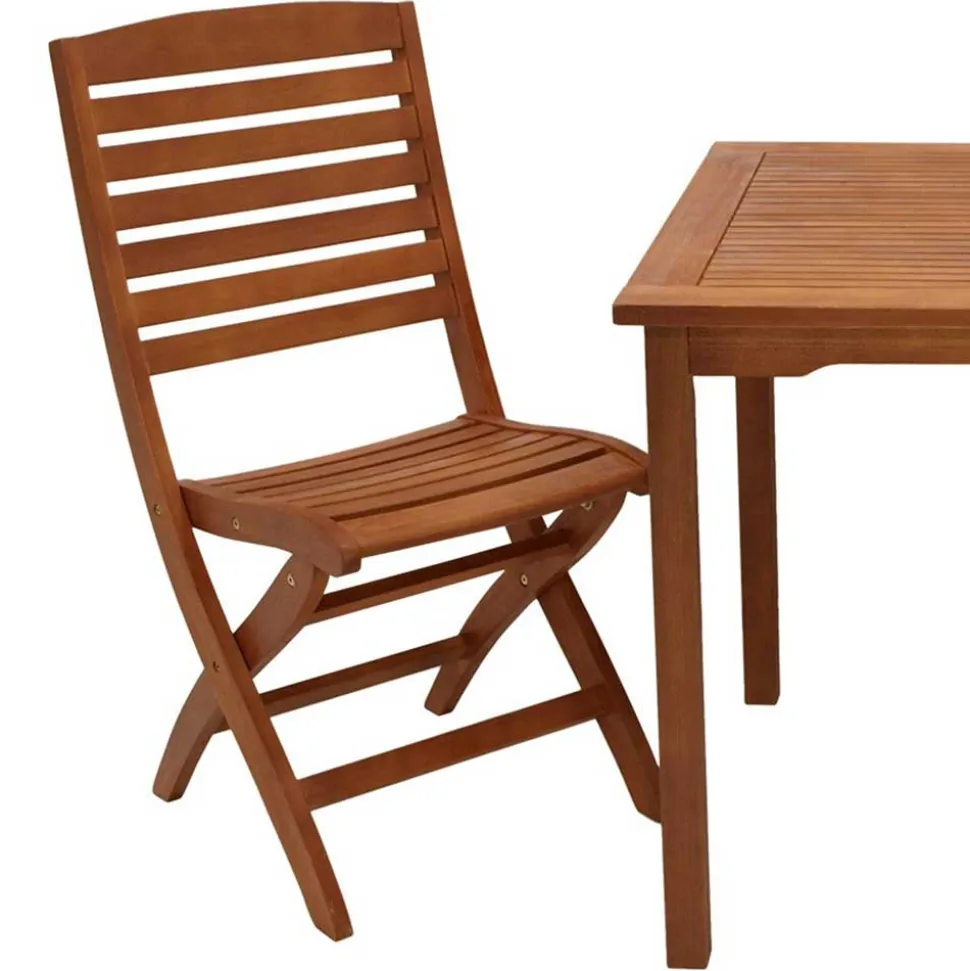 Sitzgruppe Garten aus Eukalyptusholz - Thomas (dreiteilig)