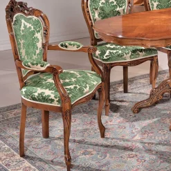 Sitzgruppe im Barockstil Magari mit 5 Polsterstühlen (sechsteilig)