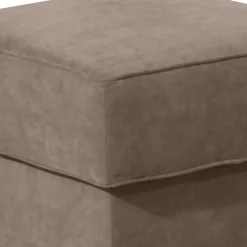 Sitzhocker in Beigegrau und Buche - Guardia