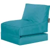 Sitzsack Sessel Relaxliege 2in1 in Petrol - Thea