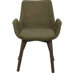 Skandi Armlehnenstühle in Dunkelgrün - Car (2er Set)