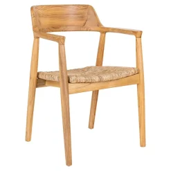 Skandi Armlehnenstuhl aus Sungkai Holz - Tilli (2er Set)