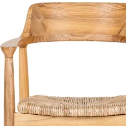 Skandi Armlehnenstuhl aus Sungkai Holz - Tilli (2er Set)