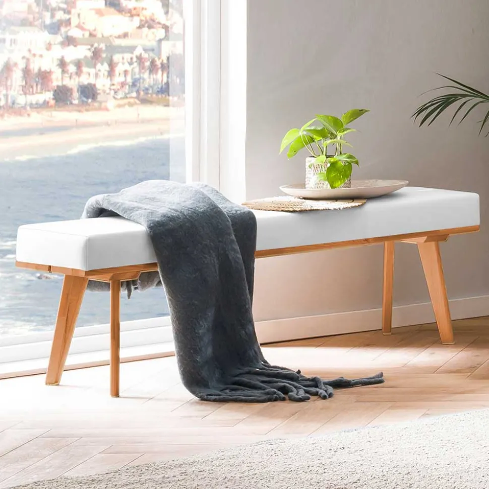 Skandi Bank aus Eiche Massivholz - Venjus