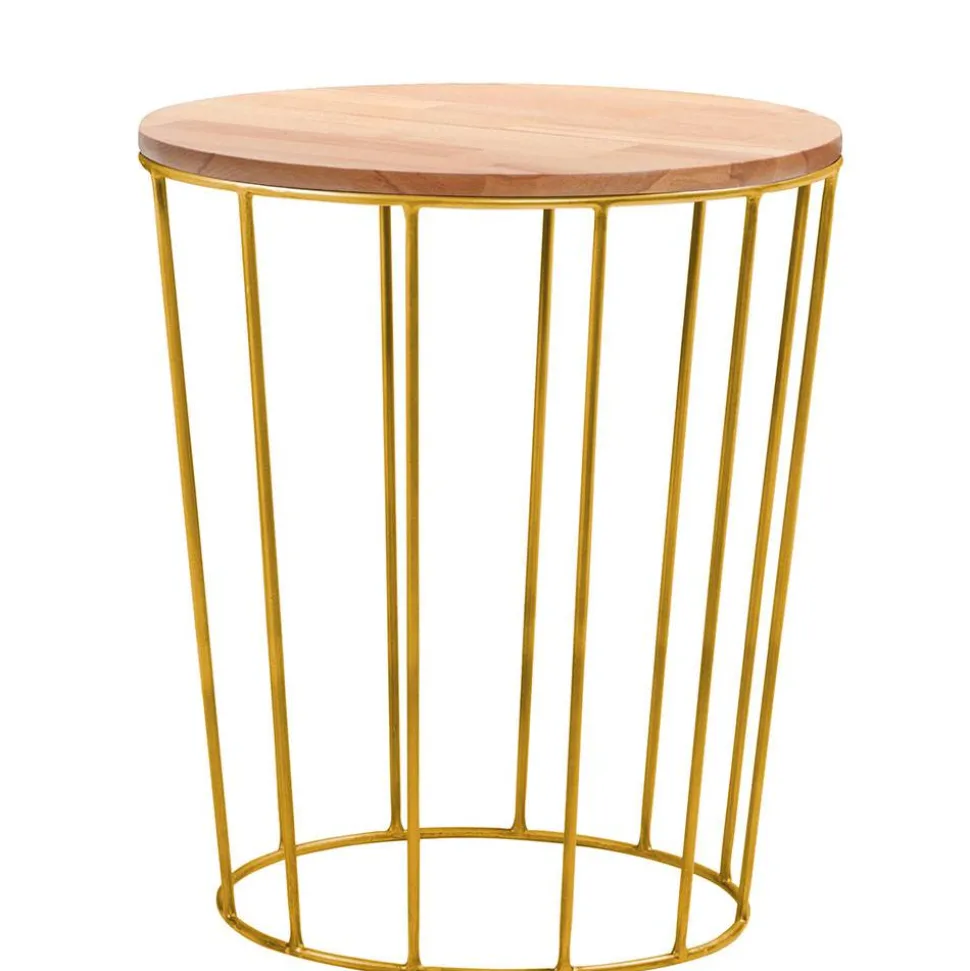 Skandi Beistelltisch mit runder Tischplatte - Petropa