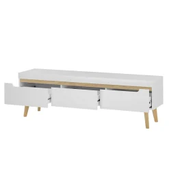 Skandi Designmöbel Wohnwand Set - Ginko (vierteilig)