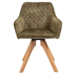 Skandi Essgruppe mit Samtstühlen - Inizio (siebenteilig)