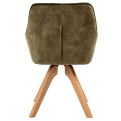 Skandi Essgruppe mit Samtstühlen - Inizio (siebenteilig)