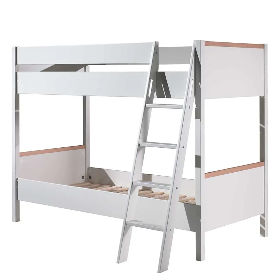 Skandi Etagenbett mit Schrägleiter - Lencon