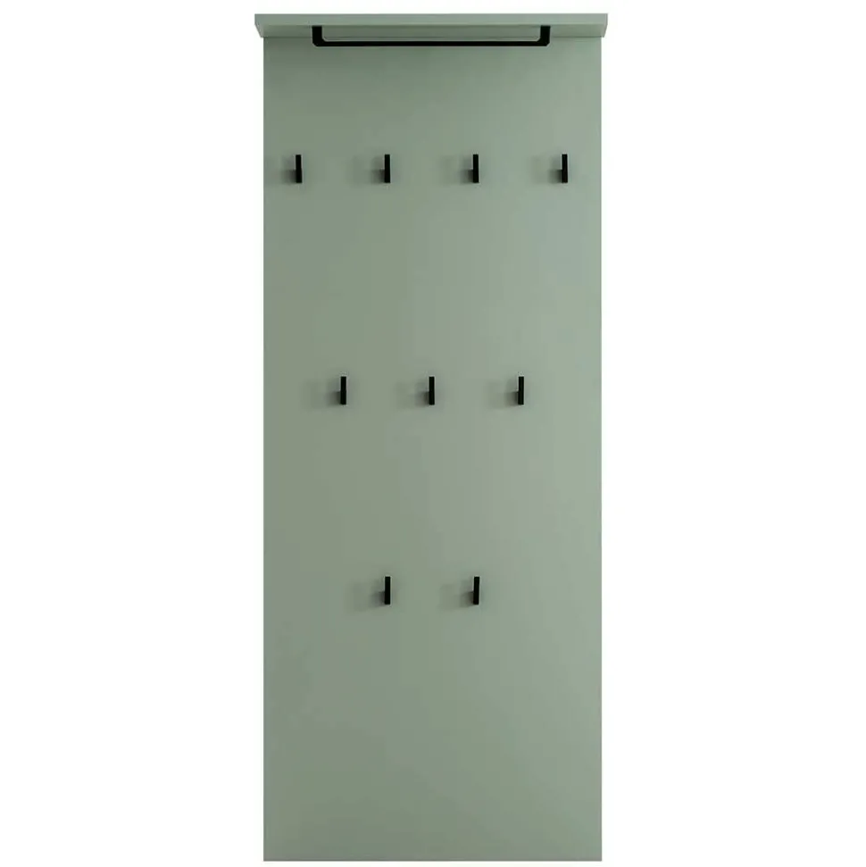 Skandi Garderobenpaneel in Graugrün - Velmarun