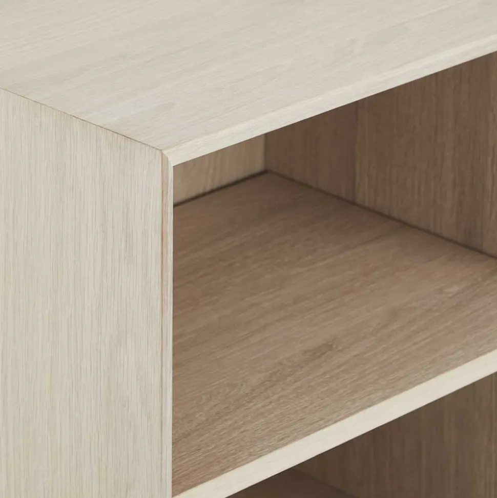 Skandi Highboard in Eiche Weiß - Lametla