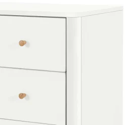 Skandi Kommode in Weiß und Holzoptik - Syria