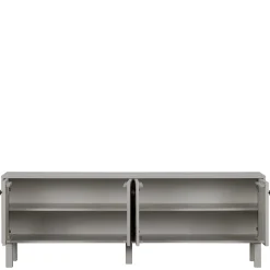 Skandi Lowboard 4-türig in Grau - Huvina