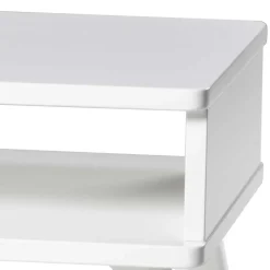 Skandi Nachtkonsole in Weiß lackiert - Special