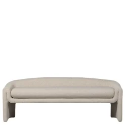 Skandi Polsterbank in Beige Strukturstoff - Greta