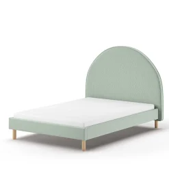 Skandi Polsterbett in Grün Boucle - Skylab