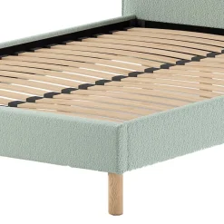 Skandi Polsterbett in Grün Boucle - Skylab