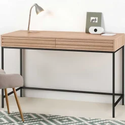 Skandi Schreibtisch in Eiche Optik - Lunira