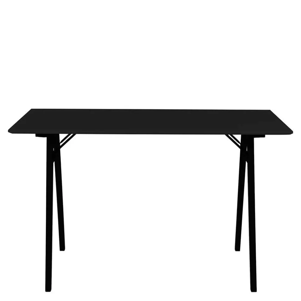 Skandi Schreibtisch in Schwarz - Vallino