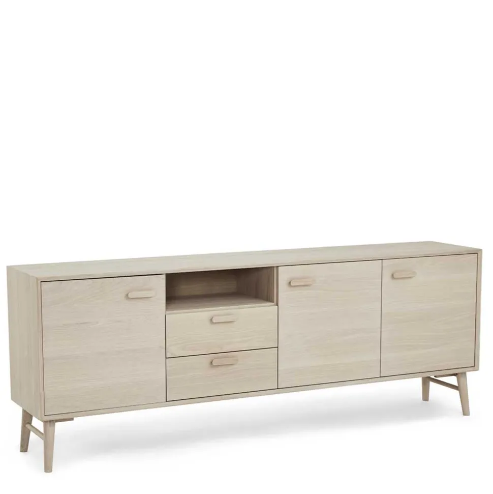Skandi Sideboard in Eiche Weiß - Lametla