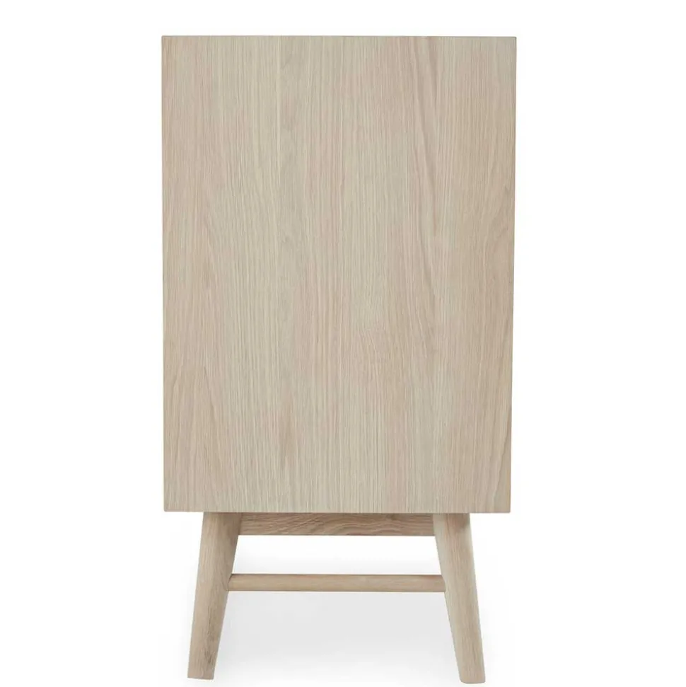 Skandi Sideboard in Eiche Weiß - Lametla