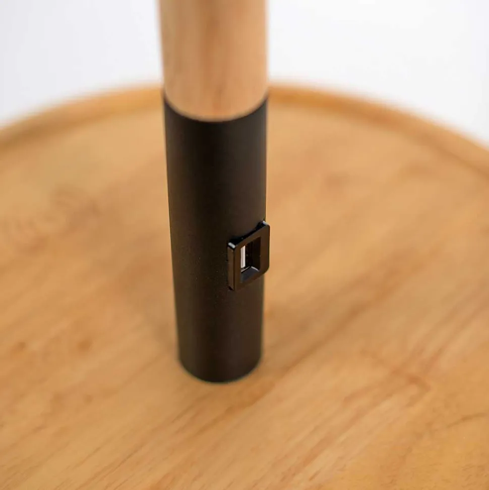 Skandi Stehlampe mit Ablage - Avigano