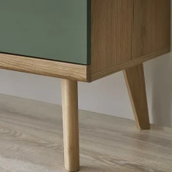 Skandi Wohnzimmer Schränke & Wandboard - Oliva (dreiteilig)