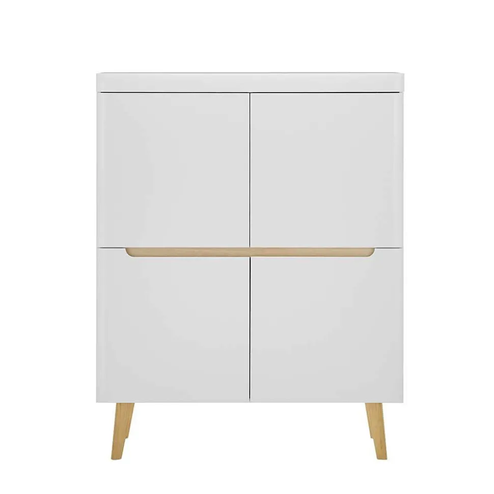 Skandi Wohnzimmermöbel Set - Ginko (dreiteilig)