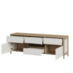 Skandi-TV-Wohnwand Kombi - Ovidio (vierteilig)