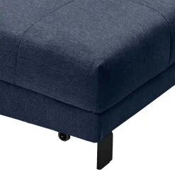 Sofa mit Bettfunktion in Blau Webstoff - Sulara