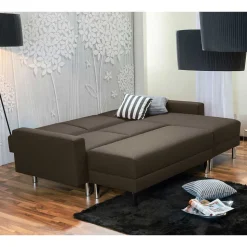 Sofaecke mit Hocker - Bettfunktion - Snella (zweiteilig)