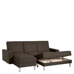 Sofaecke mit Hocker - Bettfunktion - Snella (zweiteilig)