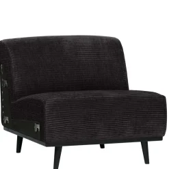 Sofa-Modul in Dunkelgrau Breitcord-Bezug - Vibka