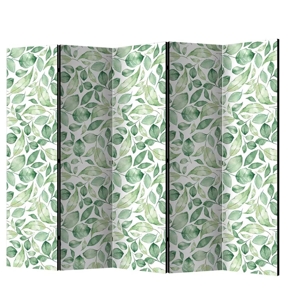 Spanische Trennwand aus Leinwand & Fichtenholz - Xorian