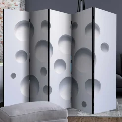 Spanische Trennwand bedruckt - 3D Kreise - Emiliano