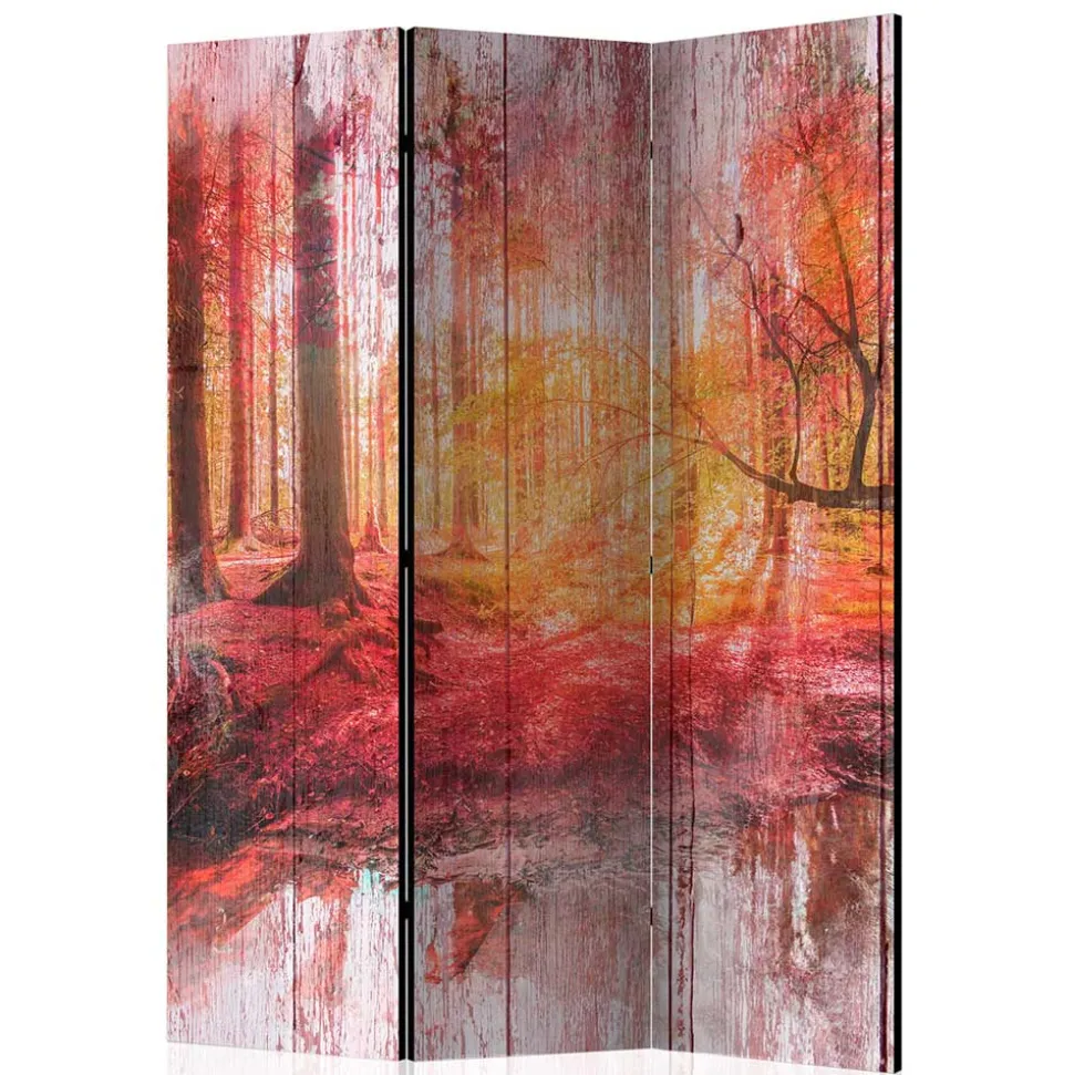 Spanische Trennwand mit Foto Herbstwald - Zither