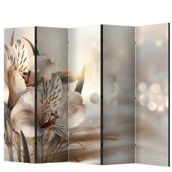 Spanische Trennwand mit Lilien Kunst Motiv - Mallavi