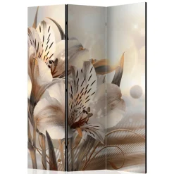 Spanische Trennwand mit Lilien Kunst Motiv - Mallavi