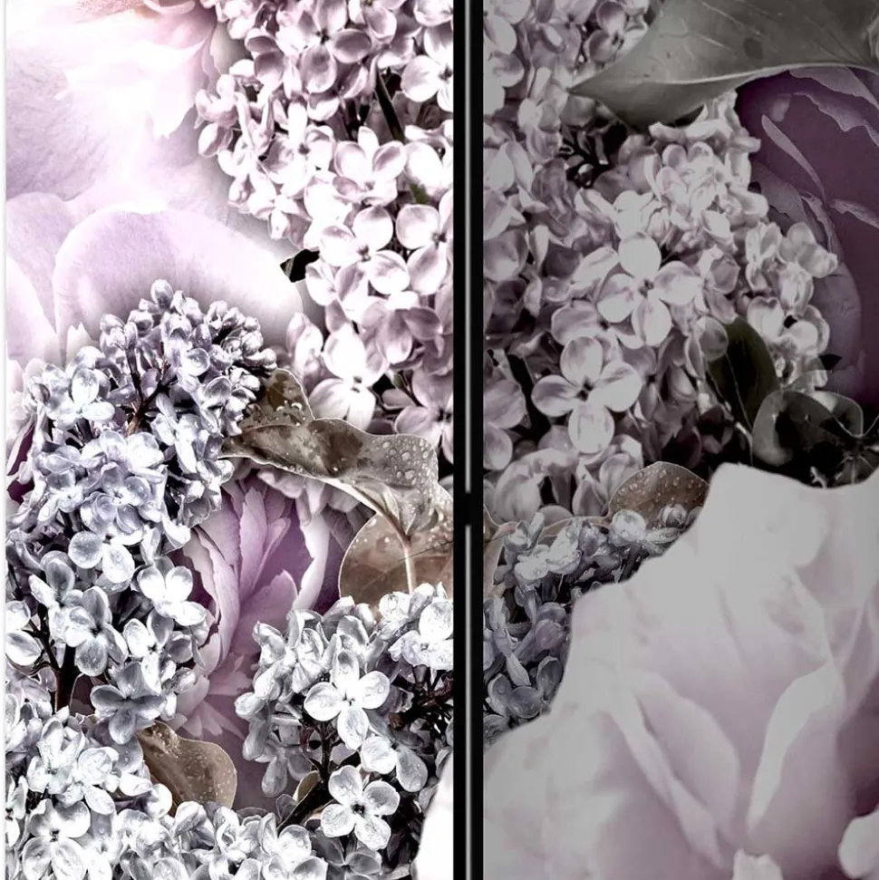 Spanische Wand mit Blumen Fotodruck - Garaton