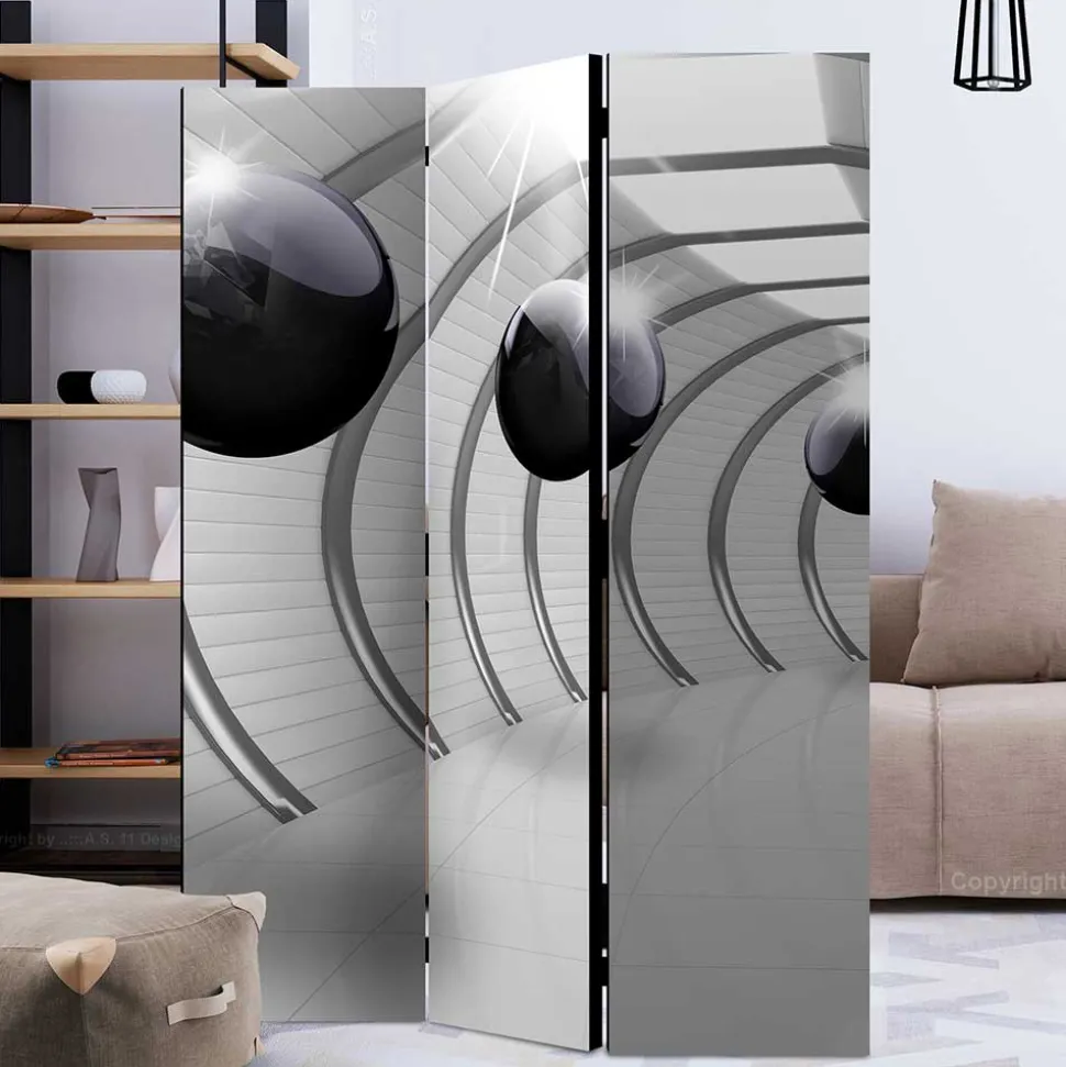 Spanische Wand mit futuristischem 3D Druck - Zeilo