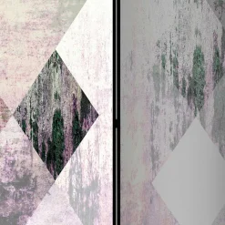 Spanische Wand mit Rauten Muster bedruckt - Siboramus