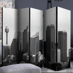 Spanische Wand mit Schwarz Weiß Fotodruck - Daven