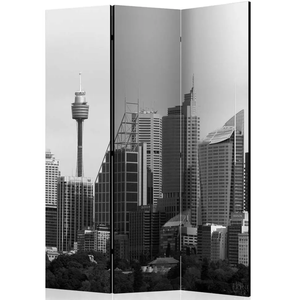 Spanische Wand mit Schwarz Weiß Fotodruck - Daven